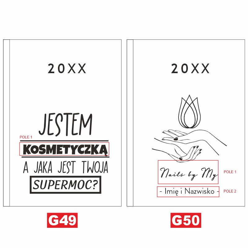 Kalendarz z imieniem Monogram prezent MD815 - obrazek 30