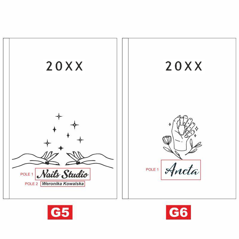 Kalendarz z imieniem Monogram prezent MD815 - obrazek 8