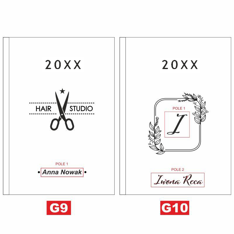 Kalendarz z imieniem Monogram prezent MD815 - obrazek 10