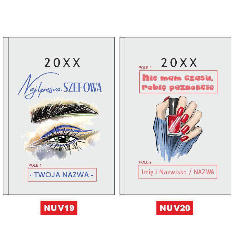 Kalendarz Planer dla Stylistki Salonu Beauty A5 Prezent MD820 - obrazek 15