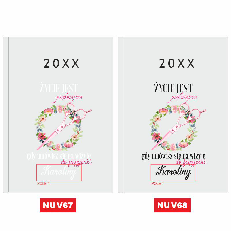 Kalendarz Planer dla Stylistki Salonu Beauty A5 Prezent MD820 - obrazek 38