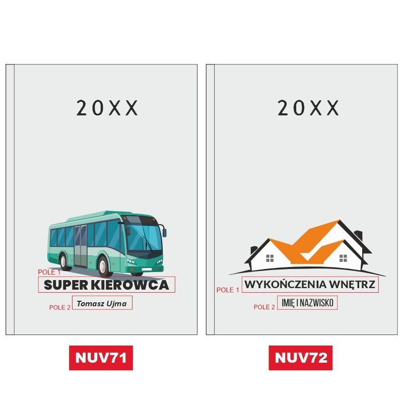 Kalendarz Planer dla Stylistki Salonu Beauty A5 Prezent MD820 - obrazek 41