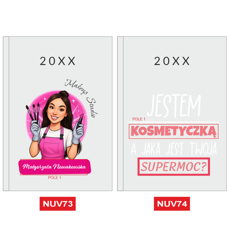 Kalendarz Planer dla Stylistki Salonu Beauty A5 Prezent MD820 - obrazek 42