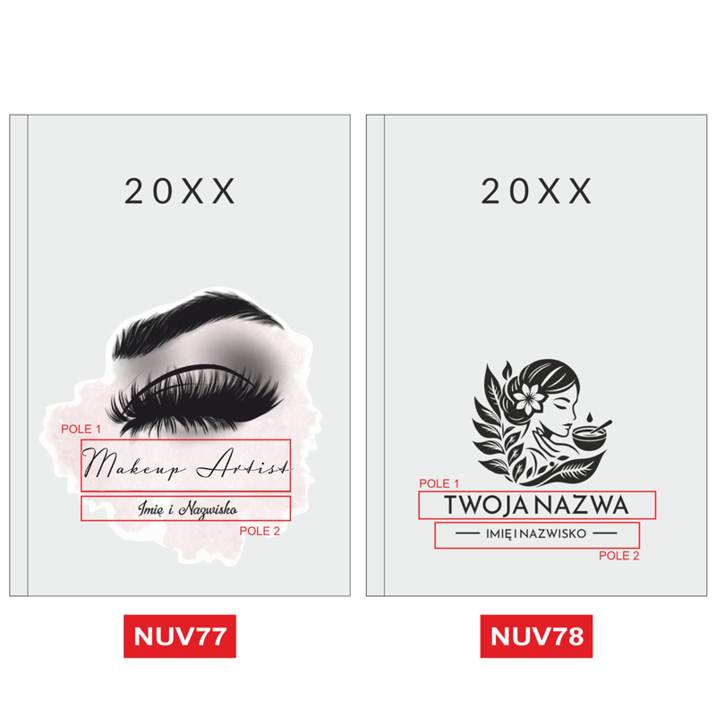 Kalendarz Planer dla Stylistki Salonu Beauty A5 Prezent MD820 - obrazek 44