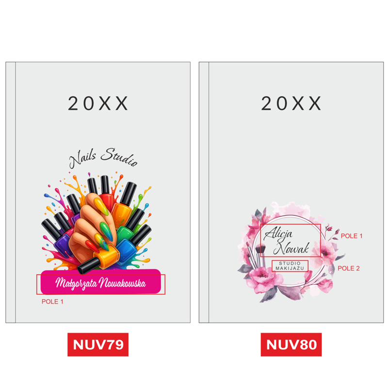 Kalendarz Planer dla Stylistki Salonu Beauty A5 Prezent MD820 - obrazek 45