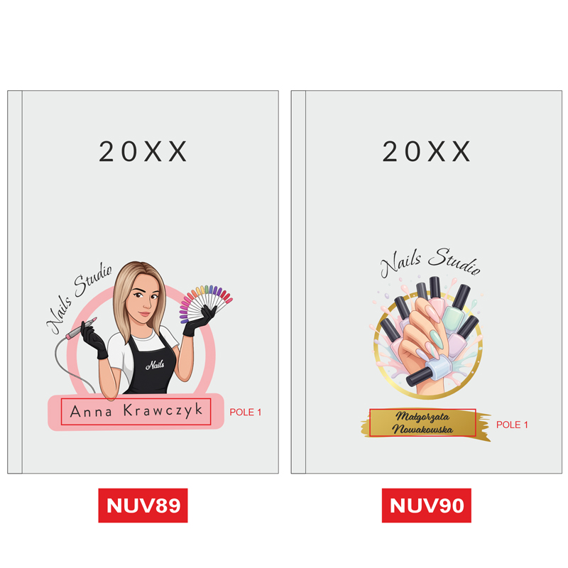 Kalendarz Planer dla Stylistki Salonu Beauty A5 Prezent MD820 - obrazek 50