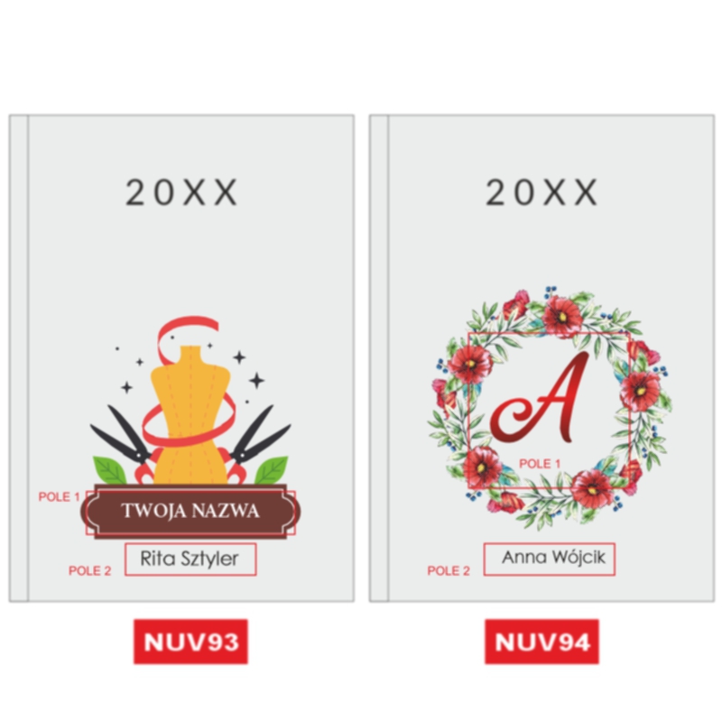 Kalendarz Planer dla Stylistki Salonu Beauty A5 Prezent MD820 - obrazek 52