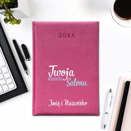 Kalendarz A5 z Nadrukiem Imienia i Nazwy Salonu AN1048
