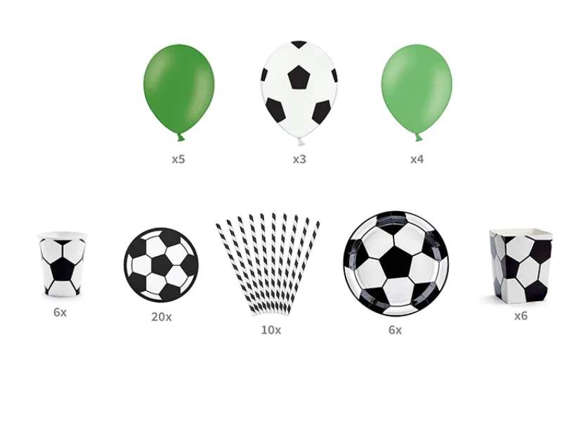 Piłkarski Zestaw Dekoracji Party