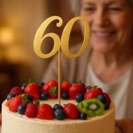 Błyszcząca Dekoracja Tortu 60