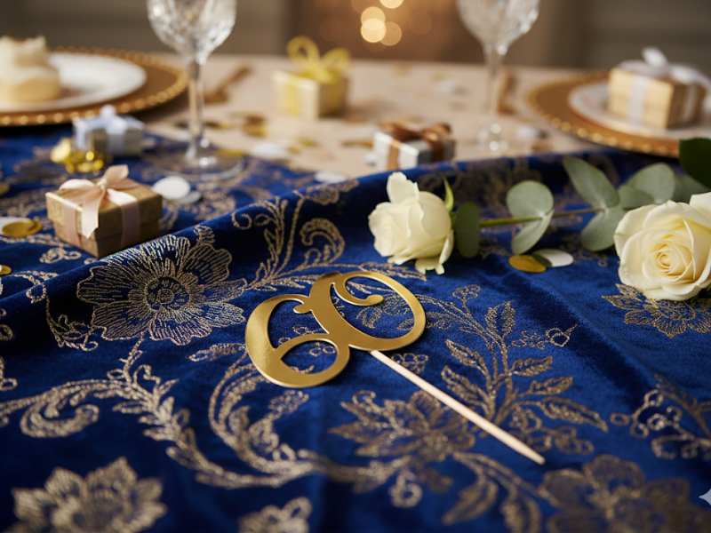 Błyszcząca Dekoracja Tortu 60