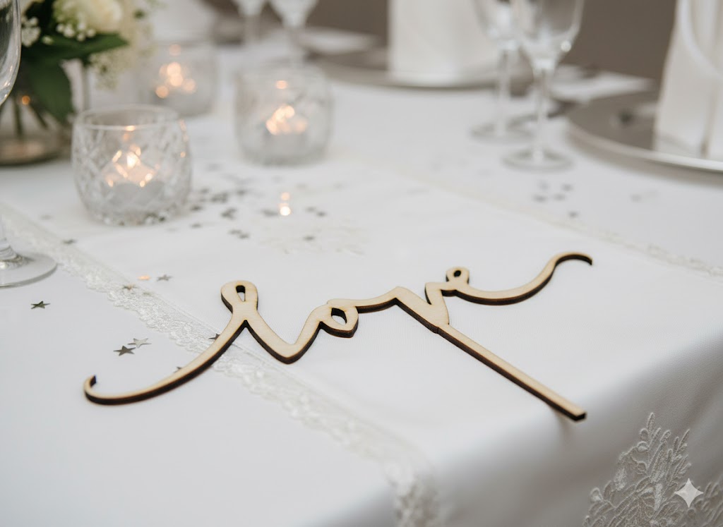 Romantyczna Eco Dekoracja Tortu Love