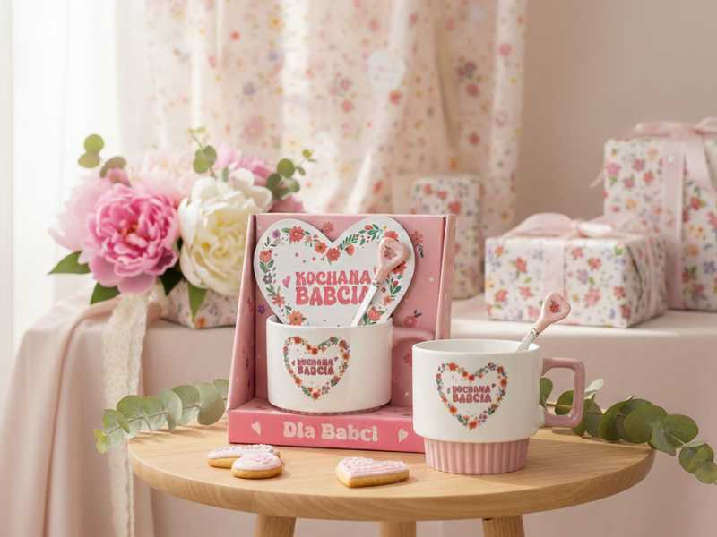 Herbaciany Zestaw Serce Prezent Dla Babci