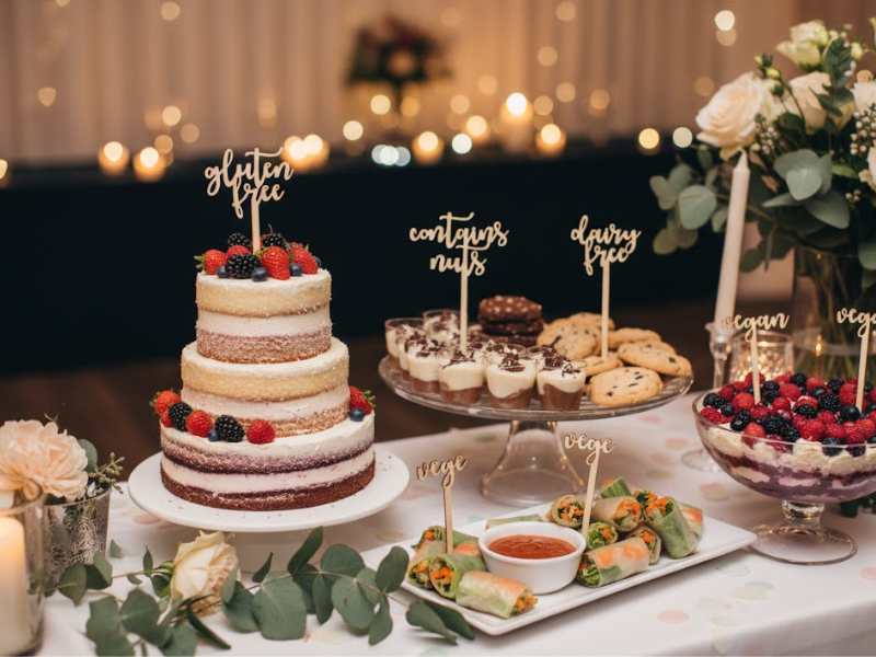 Drewniane Toppery na Słodki Stół