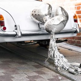 Ślubny Zestaw Dekoracji Samochodowych