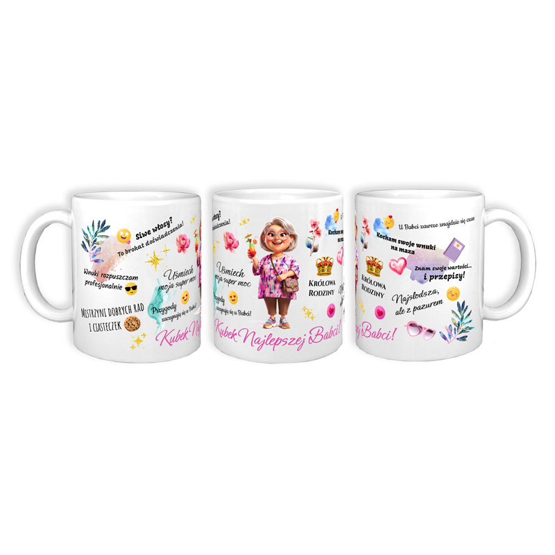Kubek Najlepszej Babci Prezent na Dzień Babci MD1681