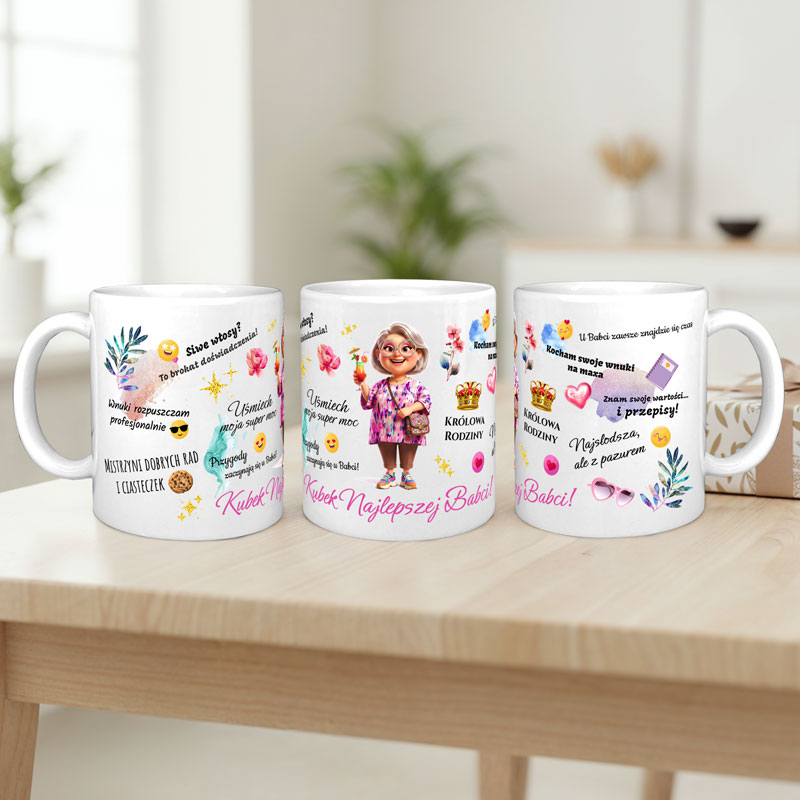 Kubek Najlepszej Babci Prezent na Dzień Babci MD1681