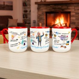 Kubek dla Dziadka Elegancki Upominek na Dzień Dziadka z Życzeniami MD1736