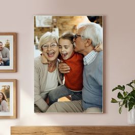 Obraz ze Zdjęcia na Płótnie Prezent Dla Babci i Dziadka Fotoobraz MD1740. Fotoobraz na płótnie z własnego zdjęcia – personalizowana dekoracja i prezent dla bliskich