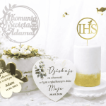 Komunia święta Od Toppera na Tort po Pamiątkę dla Gości – Kompletny Przewodnik po Dekoracjach i Podziękowaniach - Pierwsza Komunia Święta