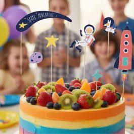 Dziecięce Dekoracje na Tort Kosmos