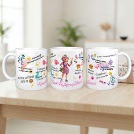 Kubek dla Babci z Nadrukiem Prezent Dzień Babci Śmieszny Kubek MD1744