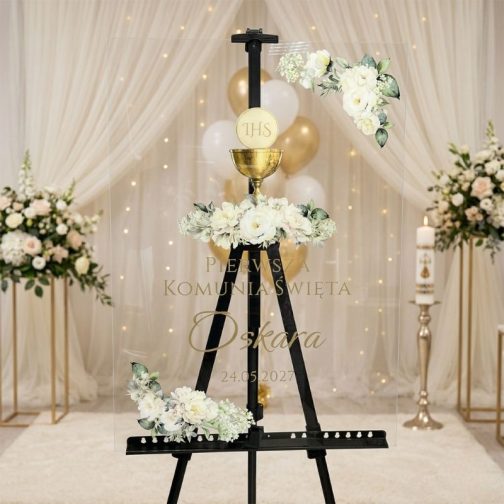 Tablica komunijna z pleksi