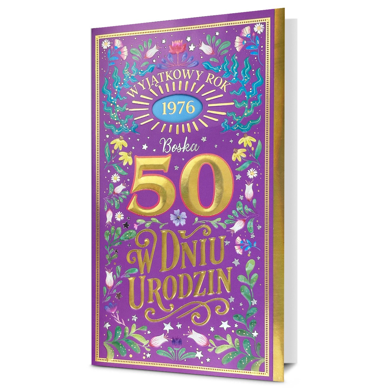 Kartka urodzinowa rocznikowa 1976 na 50 urodziny MD1902