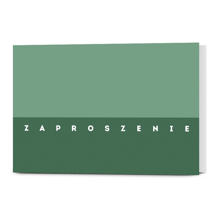 Zaproszenia Urodzinowe z Zielonymi Kopertami MD1992