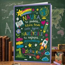 Mega Kartka dla Nauczyciela Prezent na Dzień Nauczyciela MD2046
