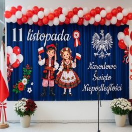 Baner 11 Listopada na Święto Niepodległości do Szkół i Przedszkoli MD2044