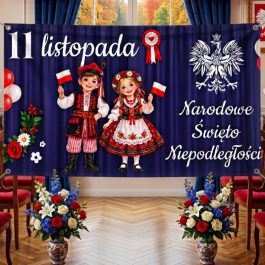 Baner Święto Niepodległości Dekoracja do Szkół Przedszkoli MD2044