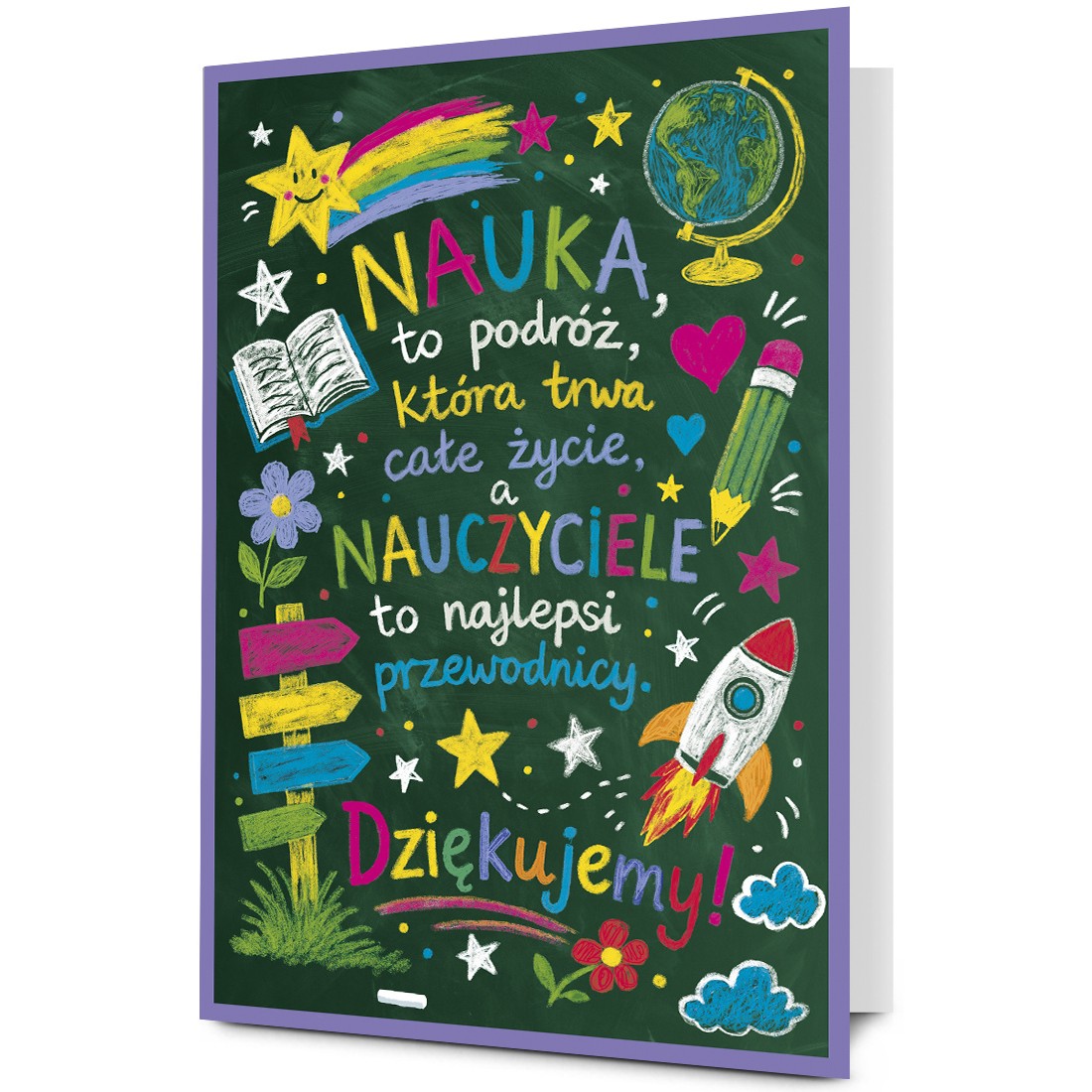 Mega Kartka dla Nauczyciela Prezent na Dzień Nauczyciela MD2046