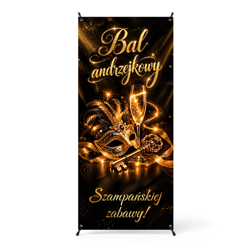 Baner Andrzejki Efektowna Ścianka do Zdjęć na Bal MD2054