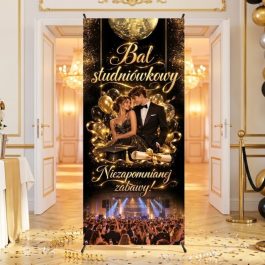 Baner Studniówkowy ze Stojakiem Dekoracja na Studniówkę MD2057